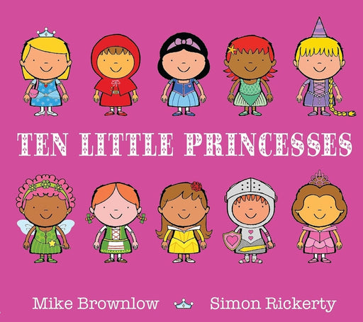 Ten Little Princesses by Michael Brownlow - old paperback - eLocalshop