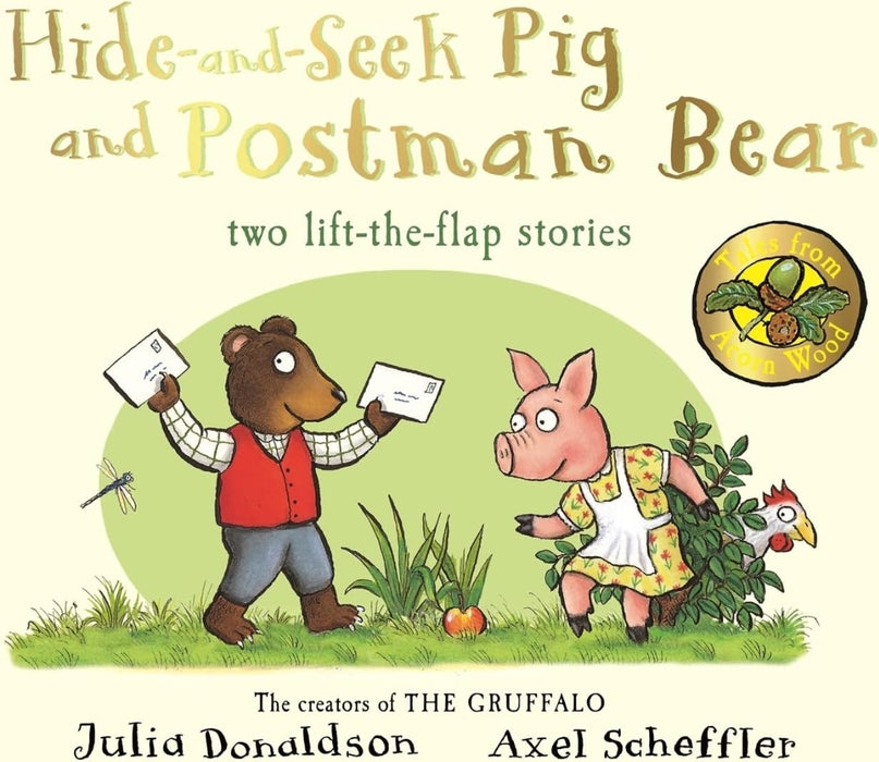 Tales From Acorn Wood: Hide-and-Seek Pig and Postman Bear by Julia Donaldson - old paperback - eLocalshop