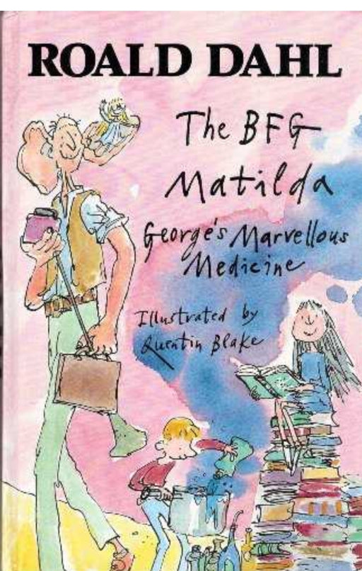 Roald Dahl Omnibus: BFG,Mitilda and Georges Marvellous Medicine - old hardcover - eLocalshop