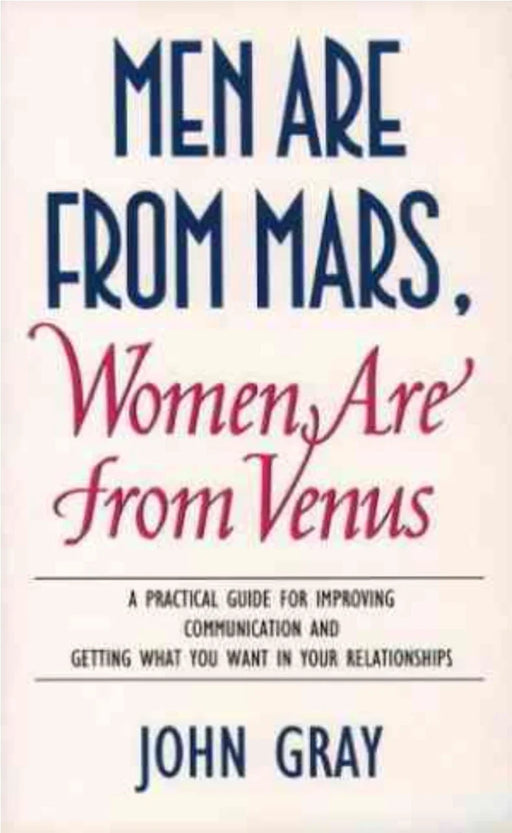 Men are from Mars , Women are from Venum by John Gray - old hardcover - eLocalshop