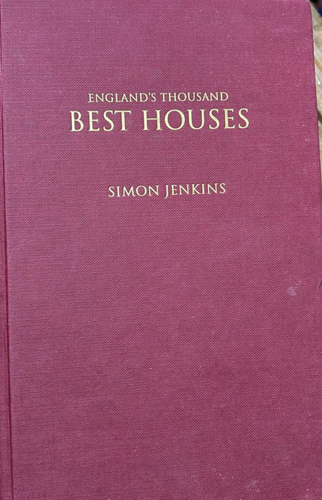 Englands Thousand Best Houses by Simon Jenkins - old hardcover - eLocalshop