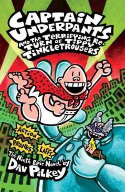 Captain Underpants And The Terrifying Return- old paperback - eLocalshop