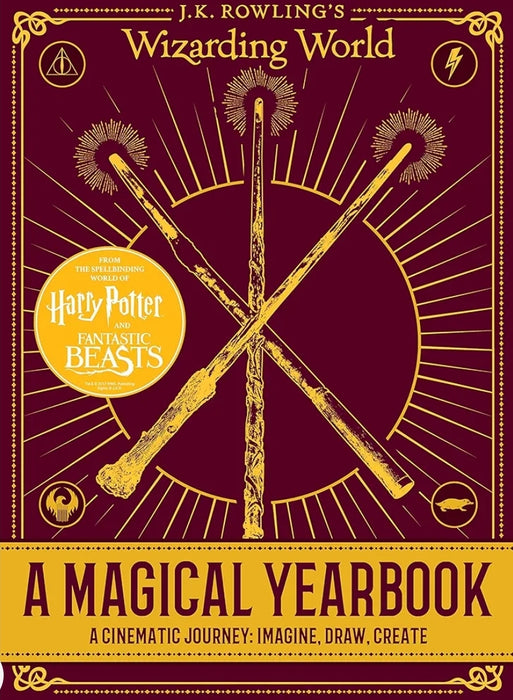 A J.K. Rowling's Wizarding World: A Magical Yearbook: A Cinematic Journey: Imagine, Draw, Create (Harry Potter) - old paperback - eLocalshop