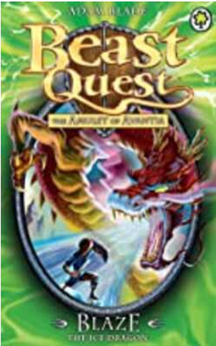 Blaze the Ice Dragon: Beast Quest - by  Adam Blade - old paperback - eLocalshop