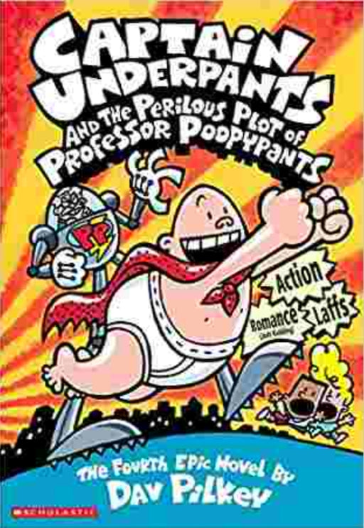 Captain Underpants and the Perilous Plot of Professor Poopypants by Pilkey Dav - old paperback - eLocalshop
