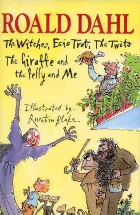 The Witches, Esio Trot, The Twits, The Giraffe and the Pelly and Me by Roald Dahl - old hardcover - eLocalshop
