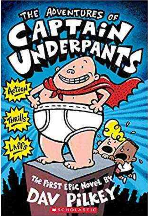 The Adventures of Captain Underpants by Dav Pilkey - old paperback - eLocalshop