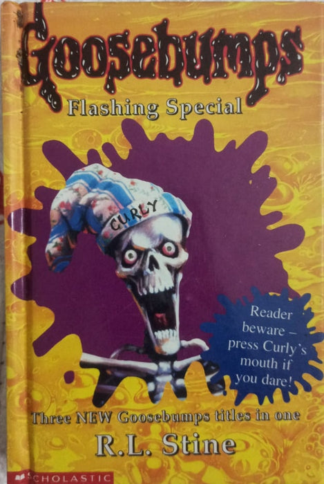 Goosebumps Flashing Special (3 Books In 1) by R L Stine - old paperback - eLocalshop