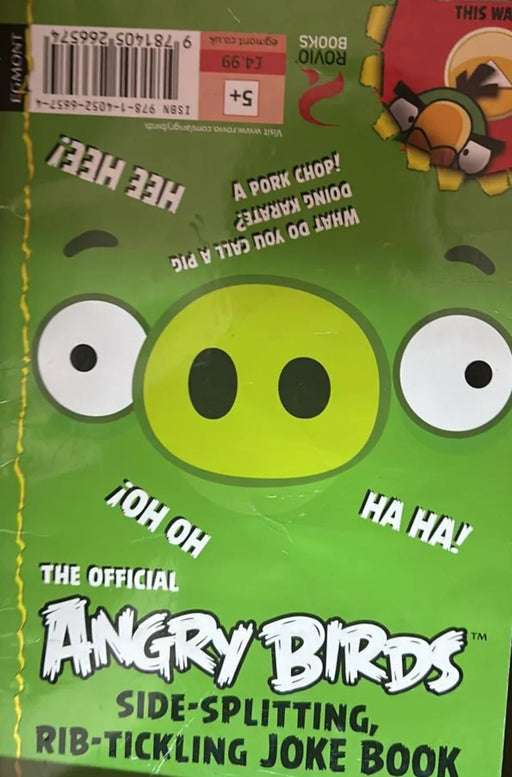 Angry Birds: Side Splitting, Rib Tickling Joke Book by Angry Birds - old paperback - eLocalshop