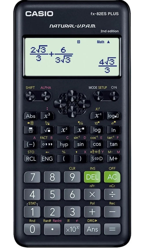 CASIO FX-82ES Plus 2nd Edition Scientific Calculator (12 Digit) - eLocalshop