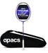 Apacs Finapi 232 Reborn (Unstrung, 42 LBS Mega Tension, World's Toughest Frame) Power Series Badminton Racket | Made with 100% Japanese Ultra Graphite Badminton Racquet with Full Cover (Blue) - eLocalshop