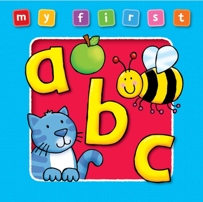 My First ABC Board Book: Bright and Colorful First Topics Make Learning Easy and Fun - old boardbook - eLocalshop