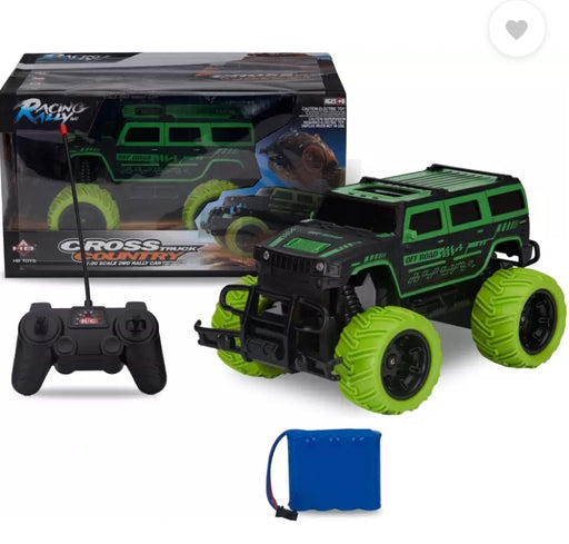 Big and Mean Rock Crawling 1:20 Scale Modified Off-Road Hummer RC Car/Monster Truck  (Green) - eLocalshop