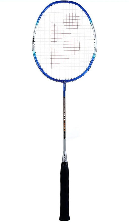 YONEX ZR 100 Light Aluminium Strung Badminton Racket with Full Racket Cover (Blue) | 95 grams - eLocalshop