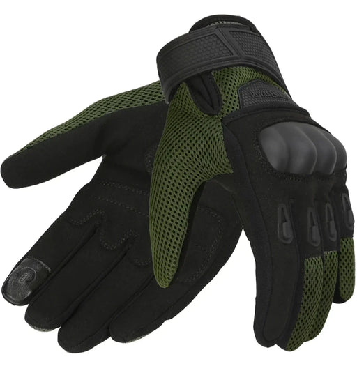 Royal Enfield Rambler V2 Riding Gloves Riding Gloves - size XL (Olive & Black) - eLocalshop