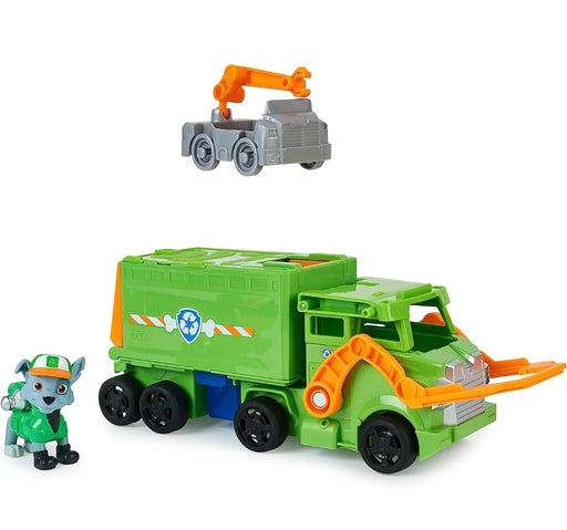 Paw Patrol Big Truck Pup’s Rocky Transforming Toy Truck with Collectable Action Figure|Vehicle Set with Launch Mini Rescue Vehicle - eLocalshop