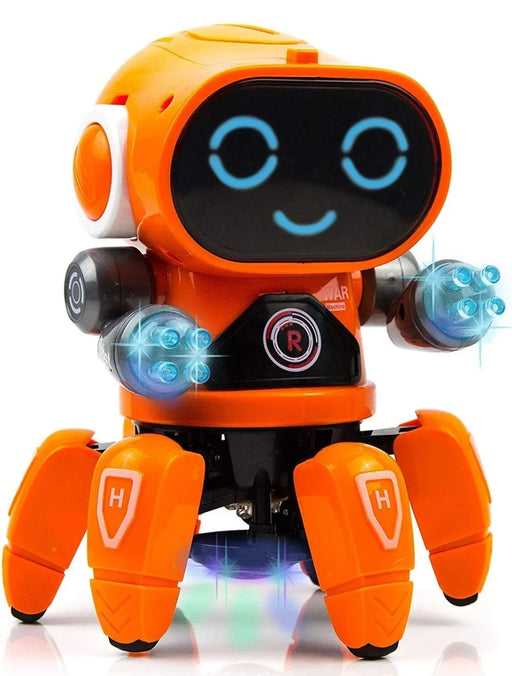 VGRASSP Bot Robot Pioneer Colorful Lights and Music All Direction Movement Dancing Robot Toys for Boys and Girls (Color as per Stock Availability) - eLocalshop