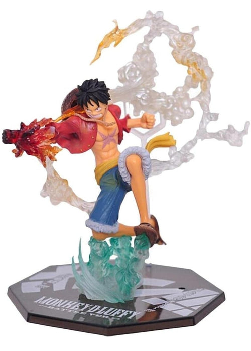 AUGEN Monkey D Luffy 18 Action Figure Limited Edition for Car Dashboard, Decoration, Cake, Office Desk & Study Table (22cm)(Pack of 1)