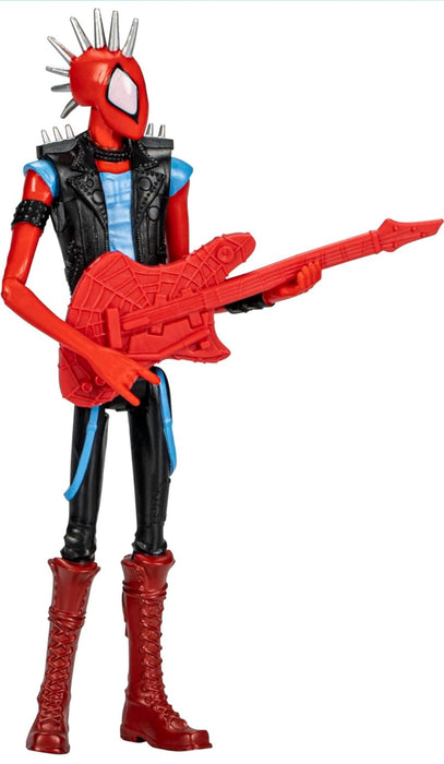 MARVEL Spider-Man: Across The Spider-Verse Spider-Punk Toy, 6-Inch-Scale Action Figure with Guitar Accessory, Toy for Kids Ages 4 and Up