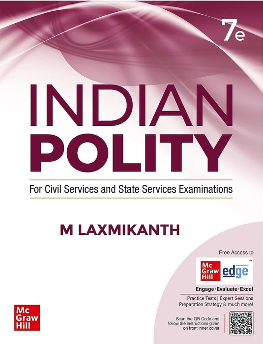 Indian Polity for UPSC (English)|7th Edition|Civil Services Exam| State Administrative Exams by M Laxmikanth