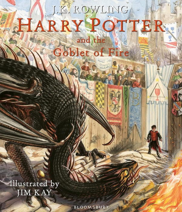 Harry Potter and the Goblet of Fire: Illustrated Edition by J.K. Rowling