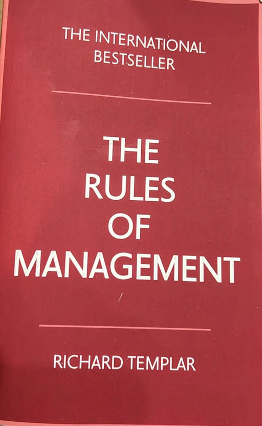 The Rules of Management by Richard Templar - eLocalshop