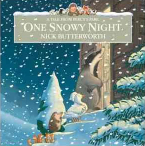 One Snowy Night by Nick Butterworth - old paperback - eLocalshop