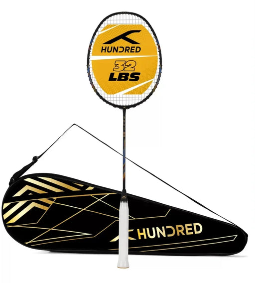 Hundred ROCK 88 Black Strung Badminton Racquet - eLocalshop