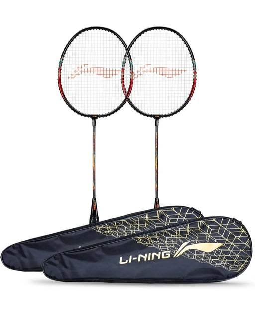 Li-Ning XP-2020 Aluminum Strung Badminton Racket (2 x Rackets + 2 x Full Covers) - eLocalshop