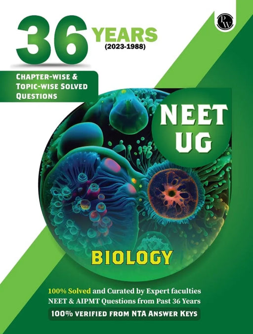 PW NEET 36 Years Biology Chapter & Topic-Wise with Solutions Previous Year Solved Papers (2023-1988) - eLocalshop