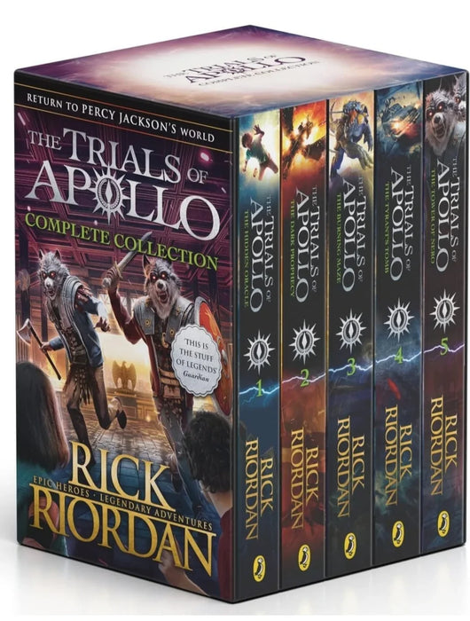 The Trials of Apollo- Complete collection- 5 book set by Rick Riordan - eLocalshop