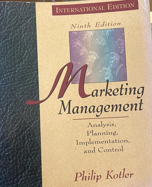 Marketing Management: Analysis, Planning, Implementation and Control byPhilip T. Kotler - eLocalshop