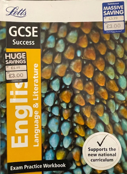 GCSE - English Language & Literature - exam practice book by Letts - eLocalshop