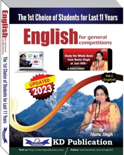 Neetu Singh English for general competitions VOL - 1 IN ENGLISH NEW 2023 EDITION - eLocalshop
