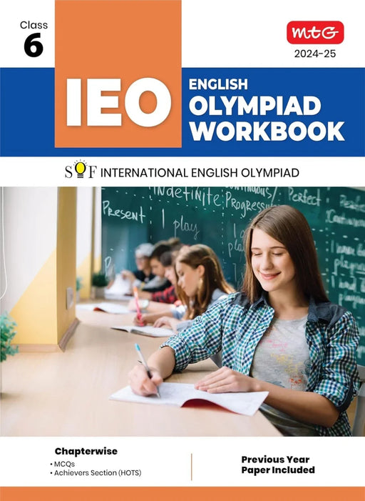 MTG International English Olympiad (IEO) Workbook for Class 6 - MCQs, Previous Years Solved Paper and Achievers Section - SOF Olympiad Preparation Books For 2024-2025 Exam [Paperback] ZARRIN ALI KHAN - eLocalshop