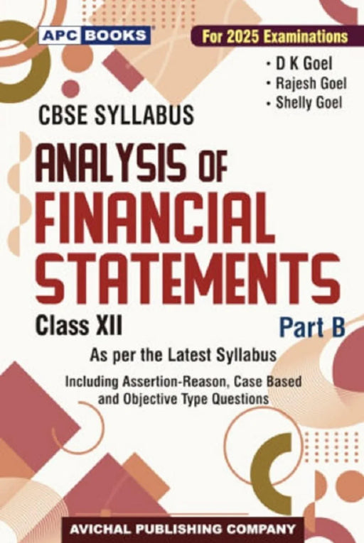 Analysis of Financial Statements Book for Class 12 Part B - CBSE - Examination 2024-2025( Old paperback) - eLocalshop