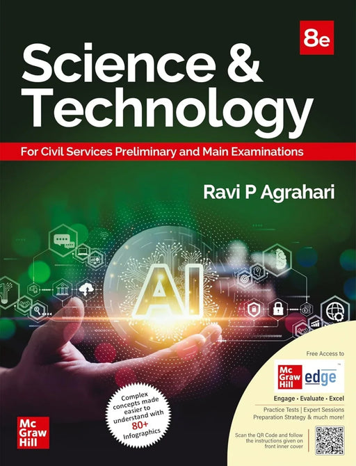 Science and Technology (English) by Ravi P Agrahari for UPSC CSE 2025 | 8th edition (latest) by Ravi P Agrahari - eLocalshop