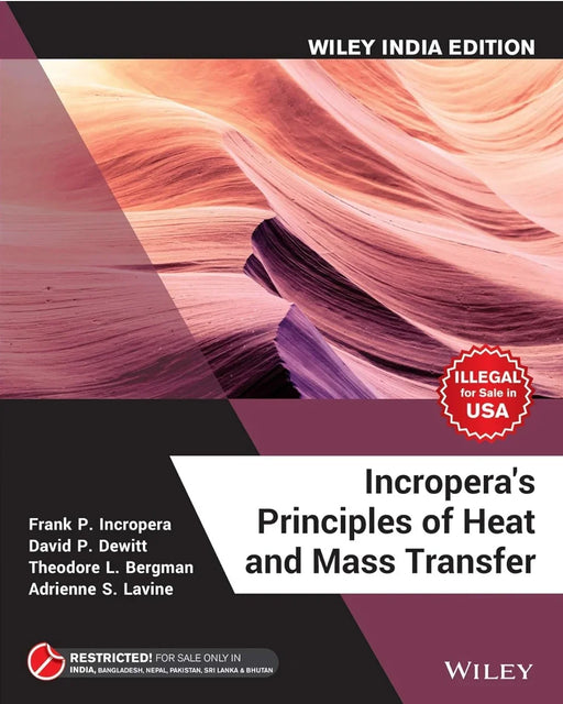 Incropera's Principles of Heat and Mass Transfer, Wiley India Edition - eLocalshop