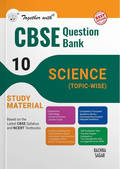 Together with CBSE Question Bank Class 10 Science for 2025 Exam (Chapterwise & Topicwise) by Rachna Sagar - eLocalshop