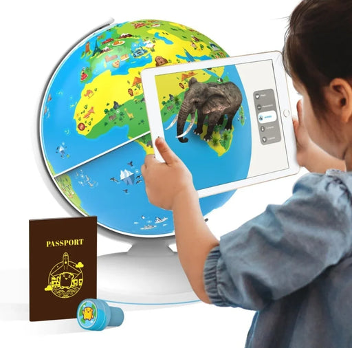 Educational Globe for Kids with 1000+ Facts on Animals, Places, Monuments , Reality Based Fun Learning game ( 4-10 Years) ki - eLocalshop