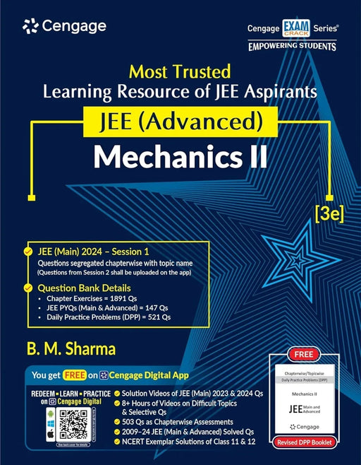JEE Advanced Mechanics II with Free Online Assessments and Digital Content (Concept videos and Solution videos) 2024 - eLocalshop