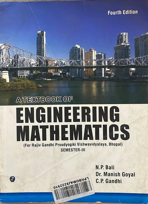 A Textbook of Engineering Mathematics - Sem III (RGPV, Bhopal) by N.P Bali - eLocalshop