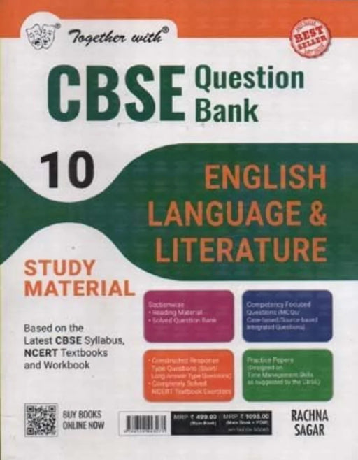 English Language & Literature CBSE question bank class - 10 by Neeta Sharma - eLocalshop