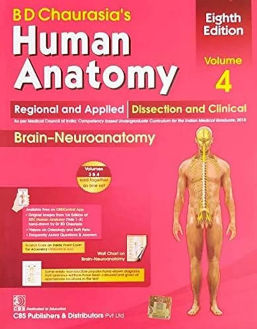 B D Chaurasias Human Anatomy Vol.4 - eLocalshop