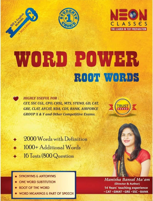 Root Word Book - Word Power by Manisha Bansal - eLocalshop