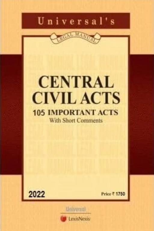 Central Civil Acts (105 Important Acts) 2022 Edition - eLocalshop