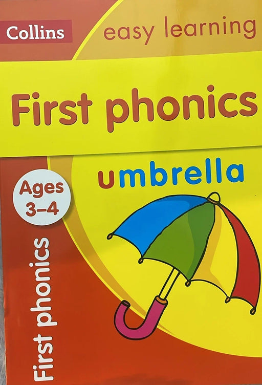 First Phonics Ages 3-4: Collins Easy Learning - eLocalshop