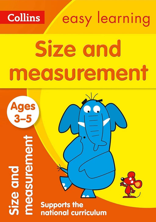 Size and Measurement Ages 3-5: Prepare for Preschool with easy home learning (Collins Easy Learning Preschool) - eLocalshop