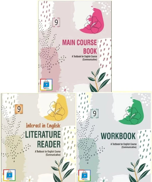 Interact in English Literature + Main Course Book ( MCB ) + WorkBook For CBSE Class 9 A Textbook of English Course (Communicative) | With EXAM360 Sticker & Brand Packaging | Combo of 3 Books - eLocalshop
