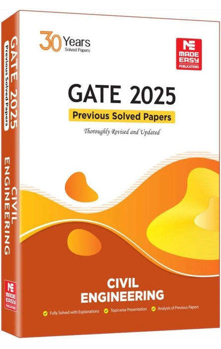 GATE-2025: Civil Engineering Previous Year Solved Papers - eLocalshop
